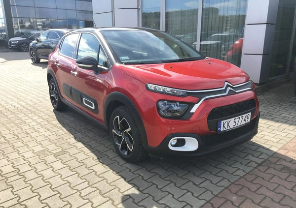 Citroen C3 cena 69900 przebieg: 668, rok produkcji 2022 z Jedlicze małe 79